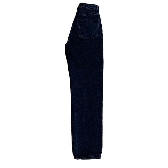 ZARA High Waisted Black Jeans US Size 0 - Picture 6 of 9